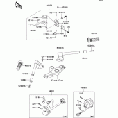 Схема узла: Руль & Пульт управления рулевой для Kawasaki ZX600 ZZ-R600