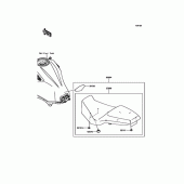 Схема вузла: Аксесуар для Kawasaki KLE250 Versys-X 250 ABS