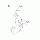 Схема узла: Рама для Kawasaki KLE250 Anhelo
