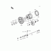 Схема вузла: Зчеплення для Kawasaki KZ1000 Police