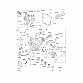 Схема вузла: Front bevel gear(1/3) для Kawasaki ZG1000 Concours