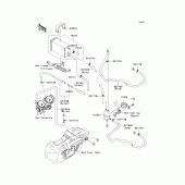 Схема вузла: Fuel evaporative system(ca) для Kawasaki ZG1400 Concours 14 ABS