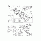 Схема узла: Электрооборудование для Kawasaki ZR750 Z750