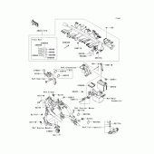 Схема узла: Электрооборудование для Kawasaki KLE650 Versys 650