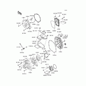 Схема вузла: Engine cover(s)(1/2) для Kawasaki ZX1400 Ninja ZX-14