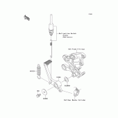 Схема вузла: Brake pedal/torque link для Kawasaki ZX1400 Ninja ZX-14