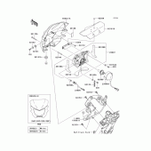 Схема узла: Headlight(s) для Kawasaki KLX125 KLX125