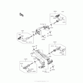 Схема узла: Поворотники для Kawasaki ER650 Z650