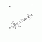 Схема вузла: Balancer для Kawasaki BJ250 Estrella Custom