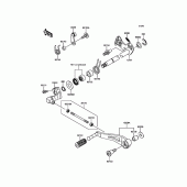 Схема вузла: Перемикач передач для Kawasaki KLZ1000 Versys 1000 LT