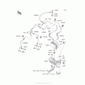 Схема вузла: Brake Piping для Kawasaki ZX1000 Ninja 1000 ABS