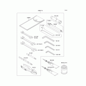 Схема вузла: Owners tools для Kawasaki VN1600 VN1600 Classic