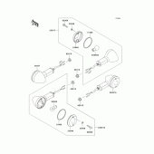 Схема вузла: Turn signal для Kawasaki ZR750 Zephyr