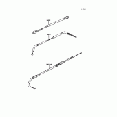 Схема вузла: Cable для Kawasaki ZX400 Z400FII