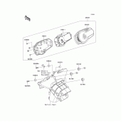 Схема узла: Meter(s) для Kawasaki ZX600 Ninja ZX-6R