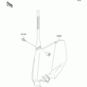 Схема вузла: Аксесуари для Kawasaki KX85 KX85