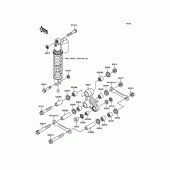 Схема вузла: Підвіска для Kawasaki KX65