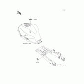 Схема узла: Информационные наклейки для Kawasaki EX250 Ninja 250