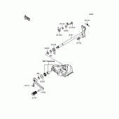 Схема вузла: Перемикач передач для Kawasaki ZX1400 ZZR1400