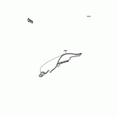 Схема вузла: Аксесуари(Вітрове скло) для Kawasaki BX250 NINJA 250SL ABS