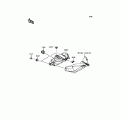 Схема вузла: Taillight(s) для Kawasaki ZX1000 Ninja H2R