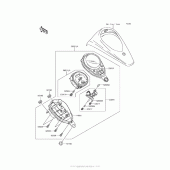Схема вузла: Meter(S) для Kawasaki VN900 Vulcan 900 Classic LT