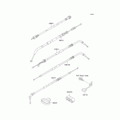 Схема вузла: Cable для Kawasaki ZR750 Zephyr