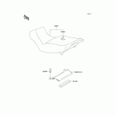 Схема узла: Сиденье для Kawasaki ZX1100 Ninja ZX-11