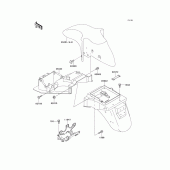 Схема вузла: Крило для Kawasaki ZX600 Ninja ZX-6