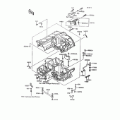 Схема вузла: Картер двигуна для Kawasaki ZG1000 Concours