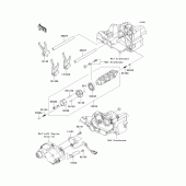 Схема вузла: Gear change drum/shift fork(s) для Kawasaki VN1700 Vulcan 1700 Nomad
