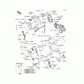 Схема вузла: Cowling(1/2)(center)(cdf/cef) для Kawasaki ZG1400 Concours 14 ABS