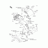 Схема вузла: Заднє крило Kawasaki VN1700 Vulcan 1700 Vaquero