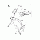 Схема узла: Рама для Kawasaki ZX600 Ninja ZX-6R
