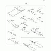 Схема вузла: Owner`s tools(r9f/raf) для Kawasaki ZX600 Ninja ZX-6R