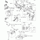 Схема вузла: Електроустаткування для Kawasaki ZX600 Ninja ZX-6RR