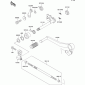Схема вузла: Перемикач передач для Kawasaki ZX750 Ninja ZX-7R