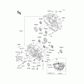 Схема узла: Картер двигателя для Kawasaki KLX250 D-Tracker X