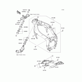 Схема вузла: Рама для Kawasaki ZX600 Ninja ZX-6R