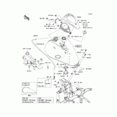 Схема вузла: Fuel tank(1/3)(c9f) для Kawasaki VN900 Vulcan 900 Custom