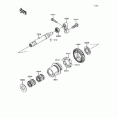 Схема вузла: Балансир для Kawasaki ZX1000 Ninja 1000 ABS