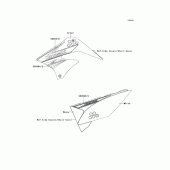 Схема узла: Decals(green)(cbf) для Kawasaki KLX125 KLX125