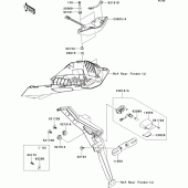 Схема узла: Taillight(s) для Kawasaki ZR1000 Z1000