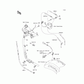Схема вузла: Троси для Kawasaki VN2000 Vulcan 2000