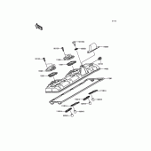 Схема узла: Клапанная крышка для Kawasaki ZX1000 Ninja ZX-10R ABS