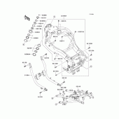 Схема вузла: Frame(c3/c4) для Kawasaki ZX1200 ZZR1200