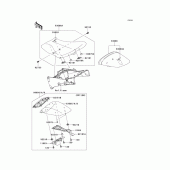 Схема вузла: Сидіння для Kawasaki ZX600 Ninja ZX-6R