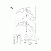 Схема вузла: Крило для Kawasaki KX100