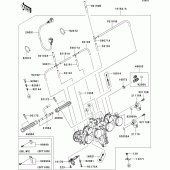 Схема вузла: Throttle для Kawasaki ZR750 Z750