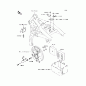 Схема вузла: Fuel injection для Kawasaki VN1600 Vulcan 1600 Mean Streak